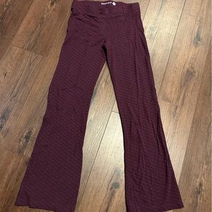 Betabrand Maroon Dress Pant Classic Yoga Pants Straight Leg